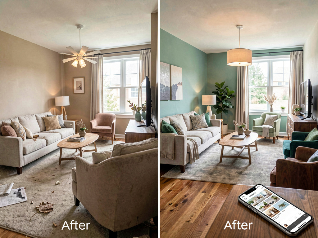 Melhores apps de design de interiores com IA em 2026