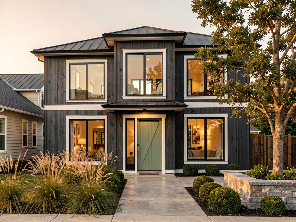 Is there a free app to change my house exterior from a photo?