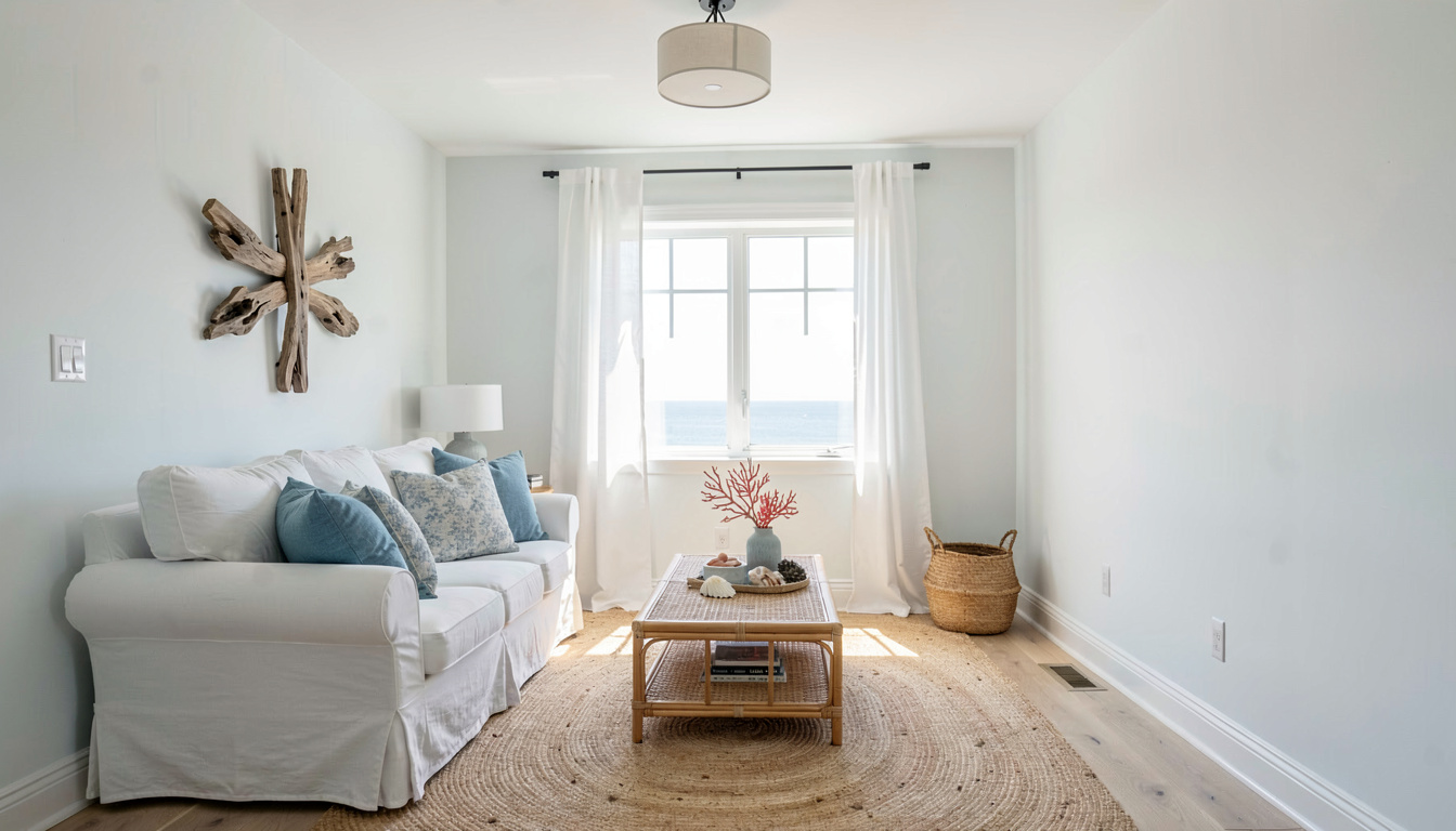 Living room in Coastal style