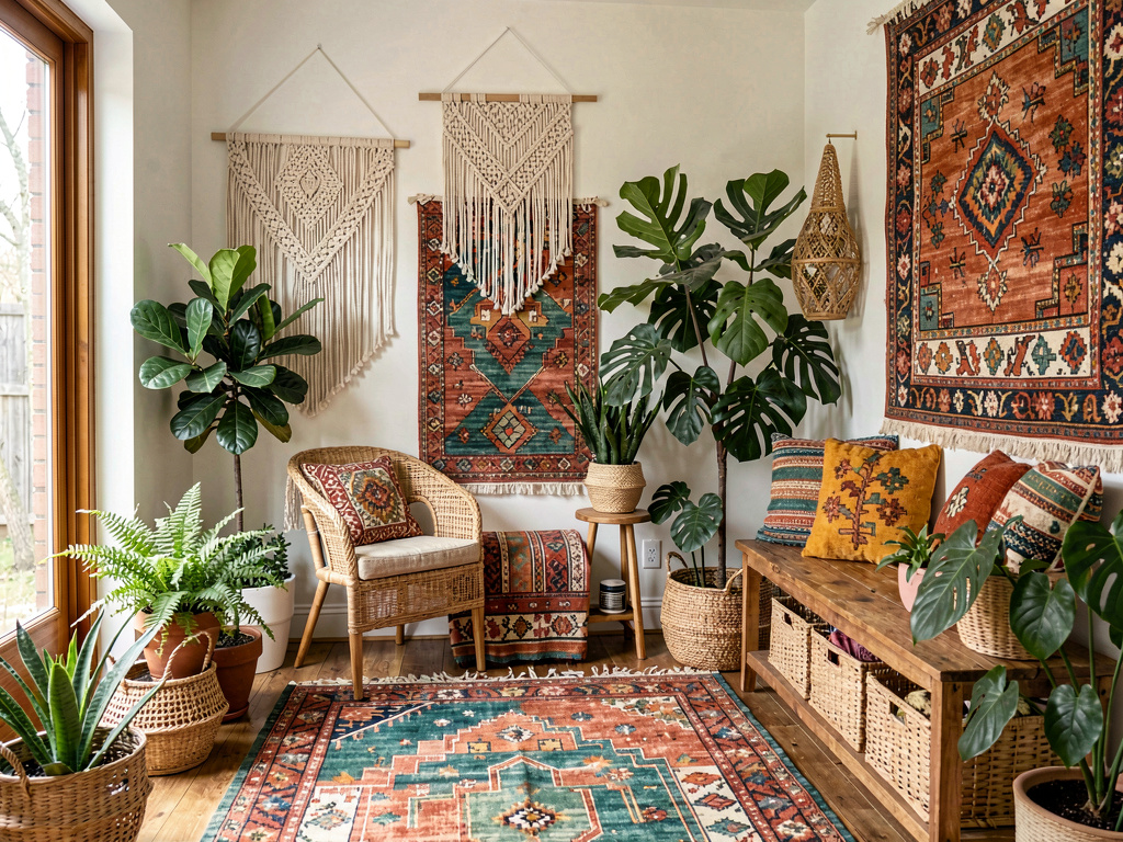 Bohemian entryway design