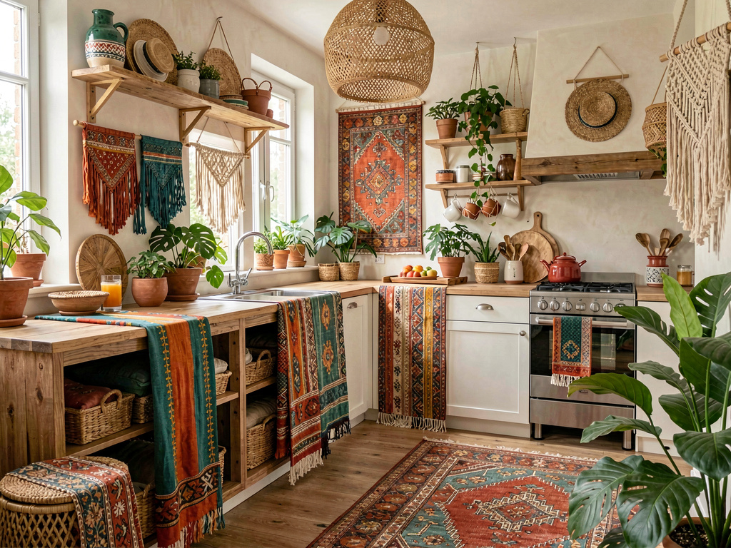 Bohemian kitchen design