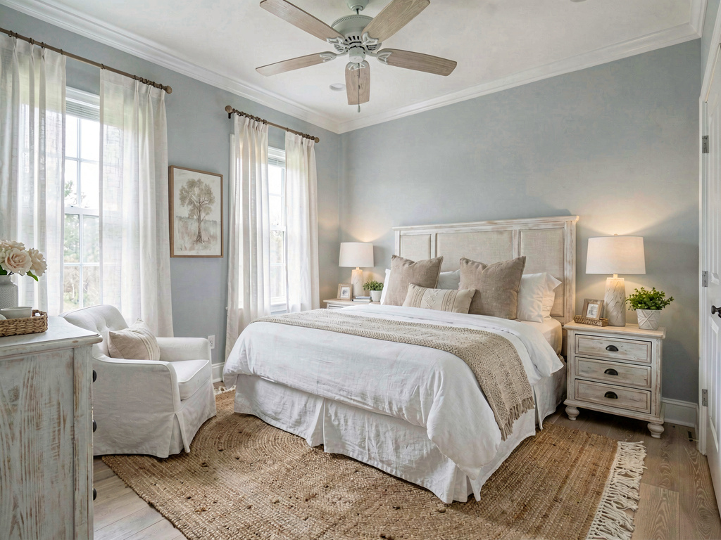 Coastal bedroom design