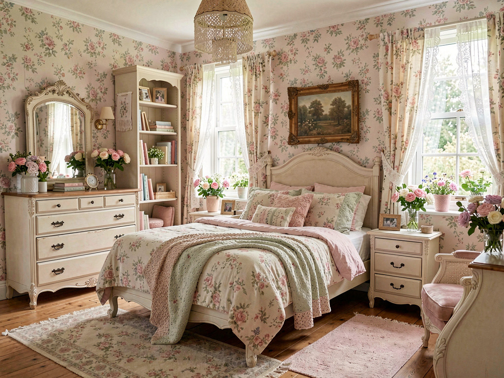 Cottagecore bedroom design