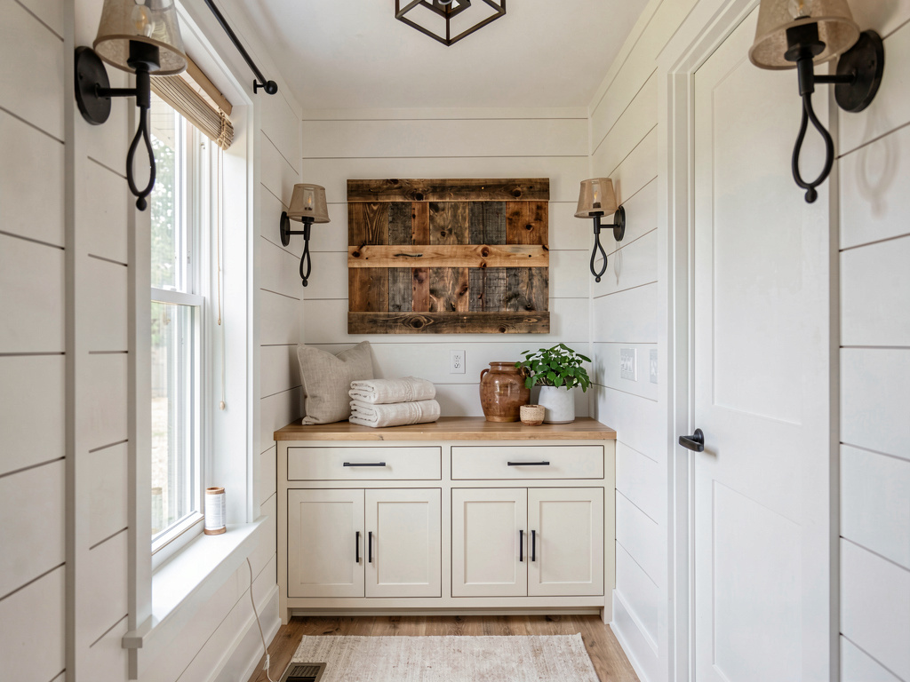 Farmhouse entryway design