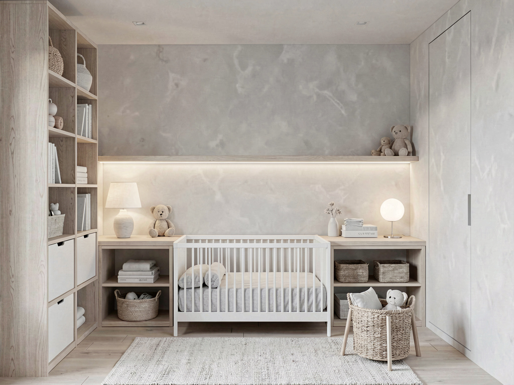 Minimalist nursery design