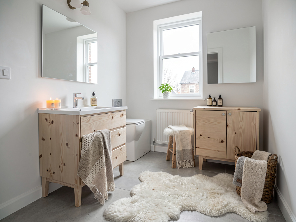 Scandinavian bathroom design