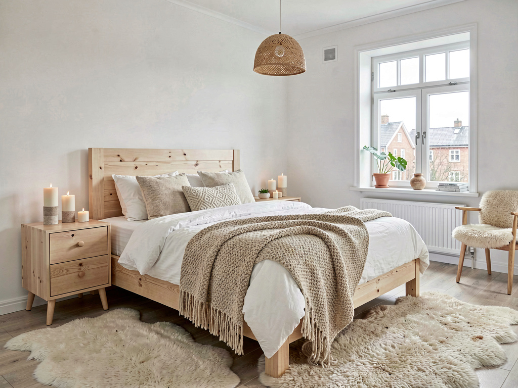 Scandinavian bedroom design