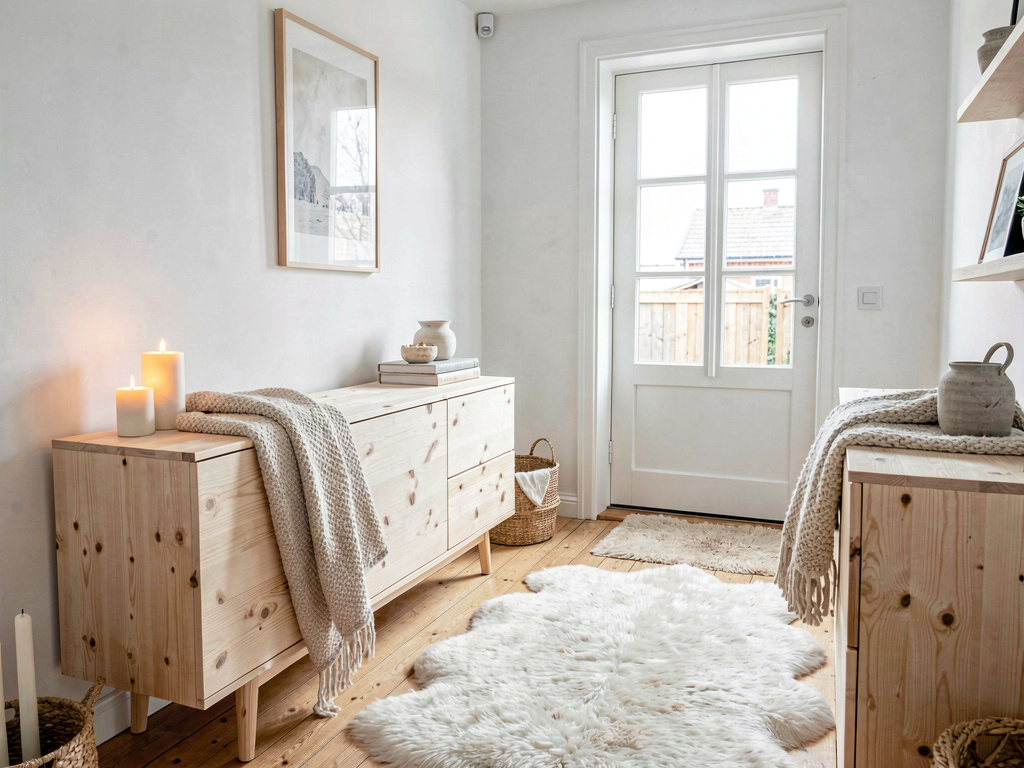 Scandinavian entryway design
