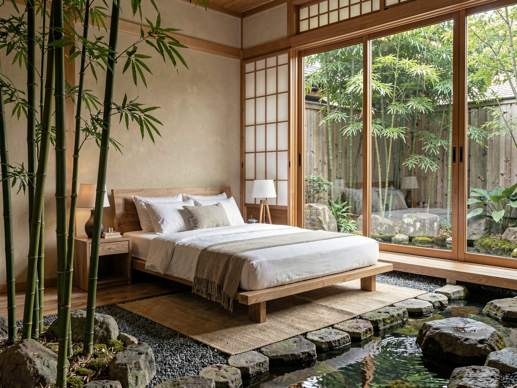 Zen bedroom design
