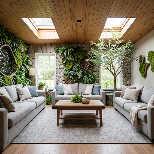 Biophilic interior design style