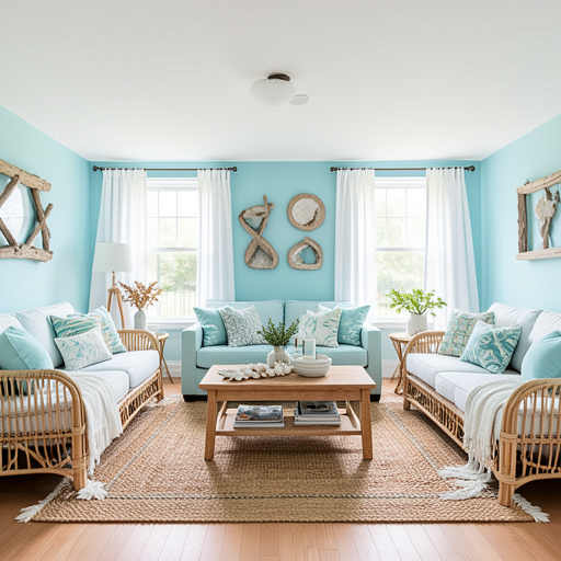 Coastal interior design style